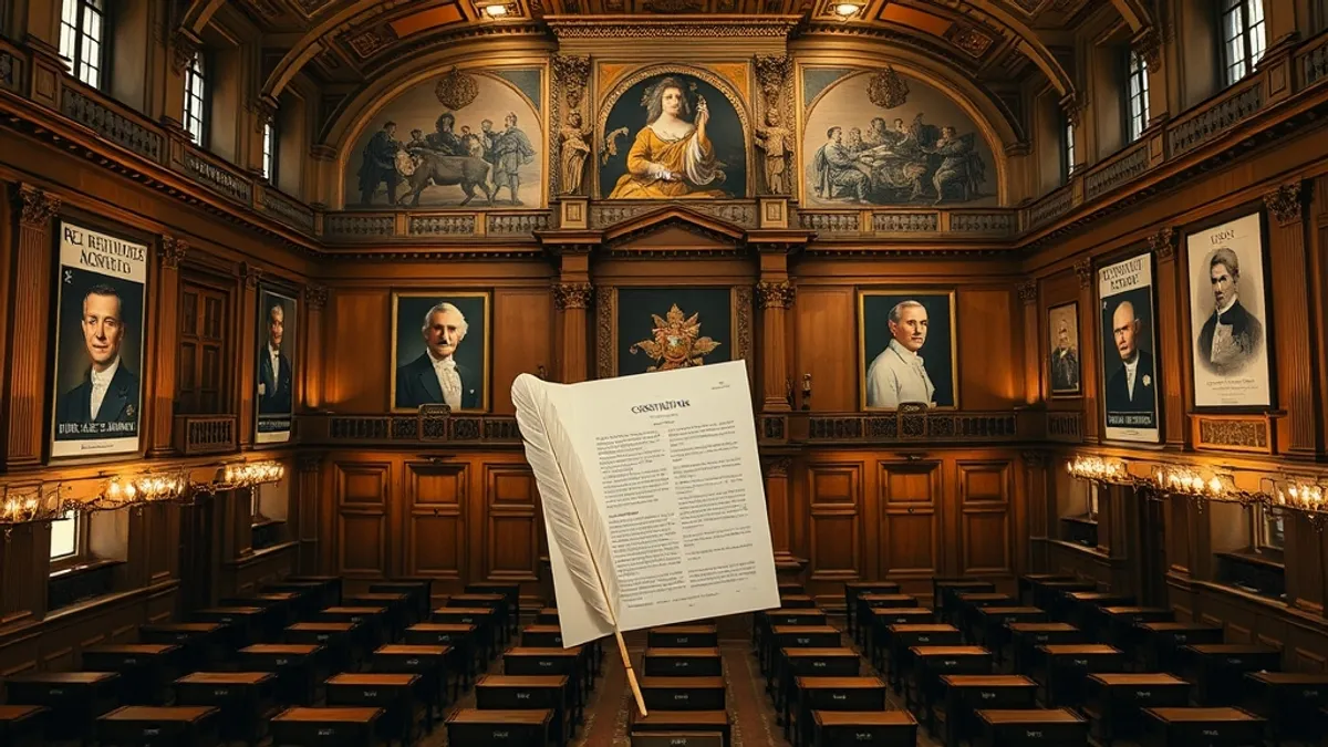 Histoire de la Constitution de 1958 : adoption, procédure et acteurs clés